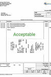 Acceptable: credit card receipt below the relevant information